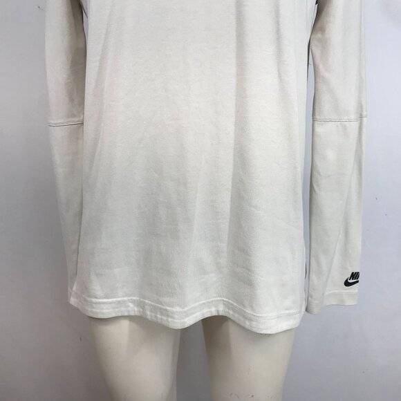 NIKE - MENS' MEDIUM - TAN CREW NECK COTTON BLEND LONG SLEEVE T-SHIRT - 861522-07 - Picture 3 of 10